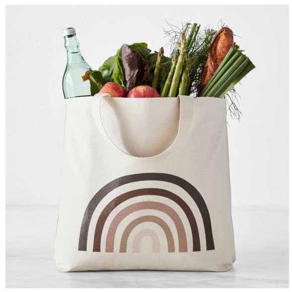 Williams Sonoma Handbags - Williams Sonoma x NAACP Off White "Shades of Brown" Durable Cotton Tote NEW BNIB